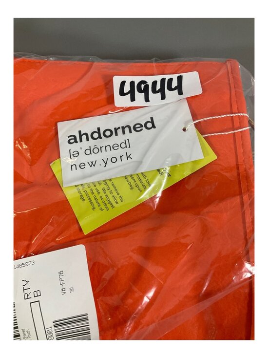 Ahdorned U-Shaped Messenger Bag - Double Entry, Dual Straps, Pouch, Sicilian Ora - Picture 9 of 9